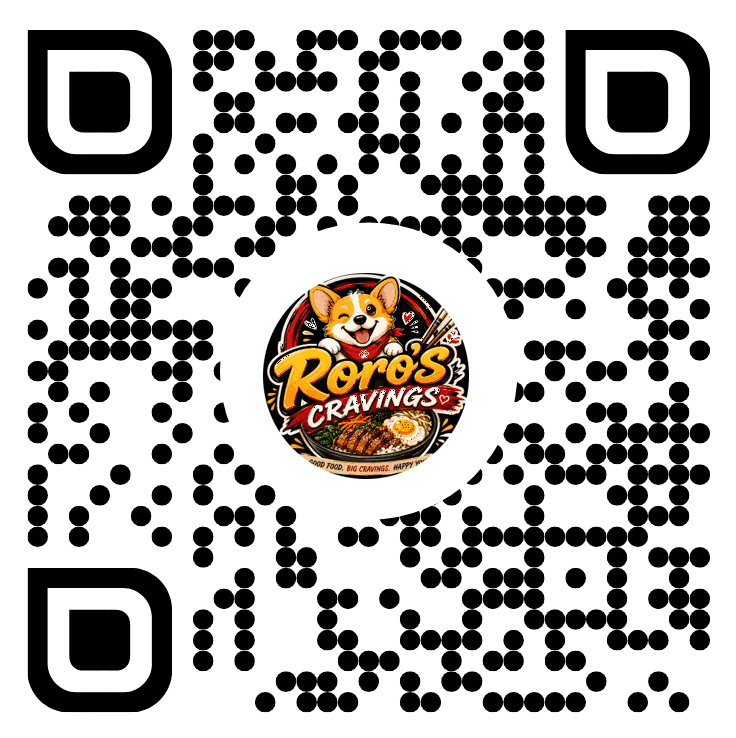 QR code for downloading the Roro's Cravings Android app